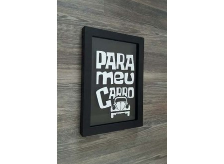 QUADRO COFRE DECORATIVO PARA MEU CARRO